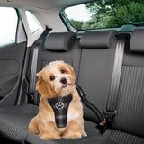SlowTon Dog Car Harness Plus Connector Strap Multifunction Adjustable Vest Harness Double Breathable Mesh Fabric with Car Vehicle Safety Seat Belt