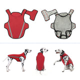 Slowton Dog Jacket Winter Dog Coat Adjustable Pet Vest Reflective Stripe Waterproof Windproof Warm Snowsuit Detachable Flannel Lined Jackets Cold Weather Clothes for Small Medium Large Dogs
