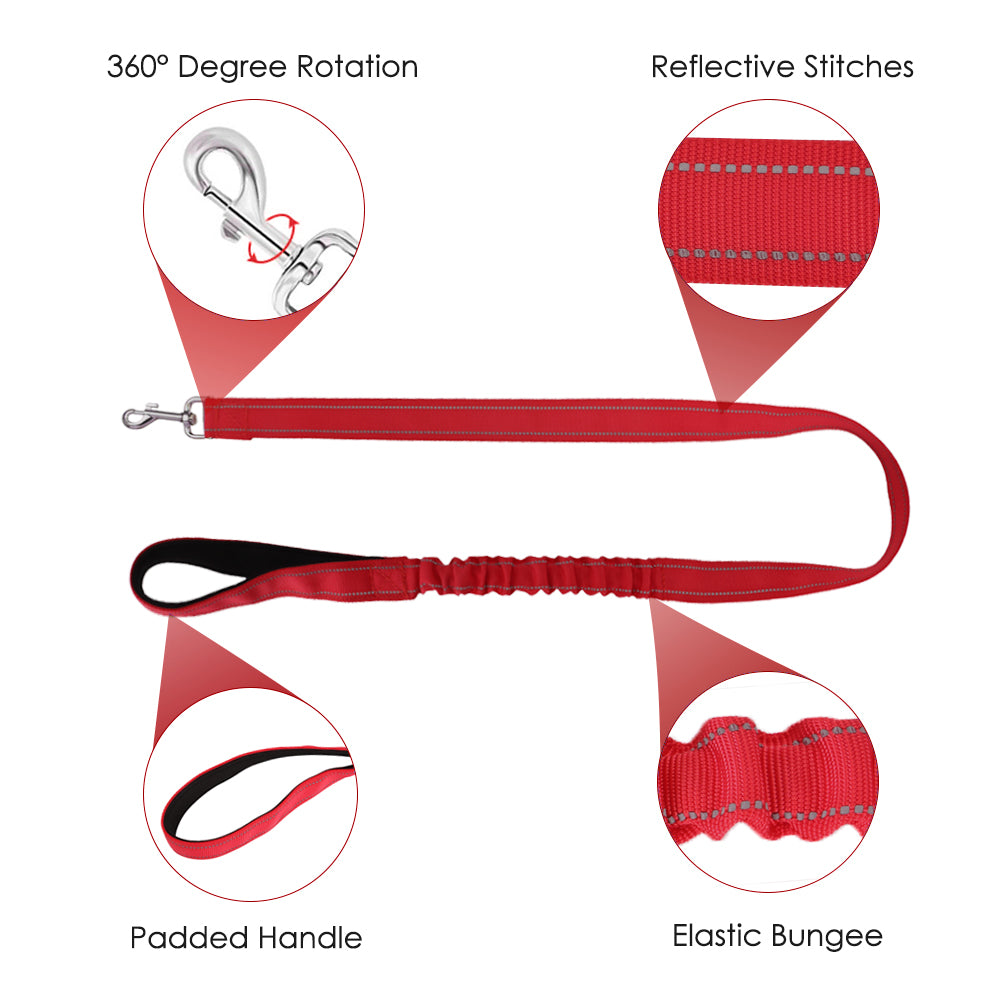 SlowTon No Pull Small Dog Harness and Leash Heavy Duty Easy for Walk Vest Harness Soft Padded Reflective Adjustable Puppy Harness Anti-Twist 4FT Pet Lead Quick Fit for Small Dog Cat Animal