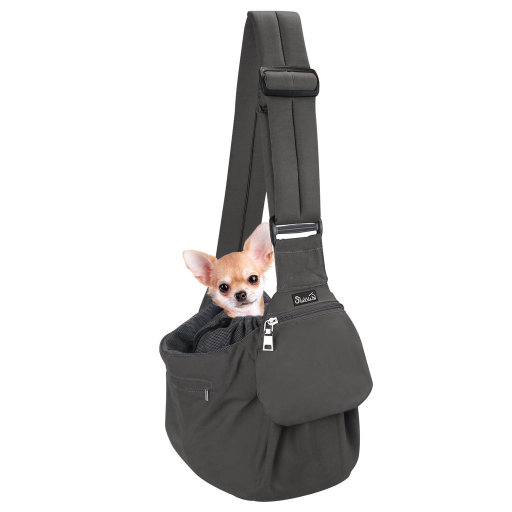 Pet Sling Carrier Shoulder Bag - Grey