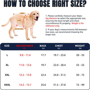 SlowTon Dog Lift Harness for large dog - Full Body Dog Sling Carrier with Adjustable Straps & Control Handle, Breathable Support Backpack for Elderly Injured Arthritic Disabled Medium Large Dogs