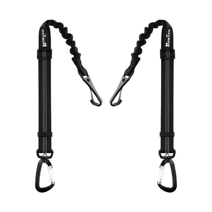 SlowTon Dog Car Seat Belt Pet Seatbelt Clip Tether Puppy Safety Latch Bar Attachment Harness Leash Small Medium Large Dogs Adjustable Restraint Lockable Swivel Carabiner for Doggie Travel 