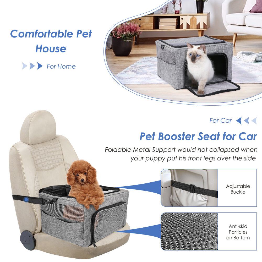 Portable & Safe Dog Car Seat - Pawrful
