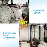 2 Pack Dog Headrest Restraint Seat Belt - Black