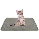SlowTon Cat Scratcher Mat 15.7" X 23.6" Durable Natural Sisal Protecting Carpet Sofa Furniture Woven Rope Scratching Pad for Cat Grinding Claws Anti-Slip Cat Playing Sleeping Scratch Toy 